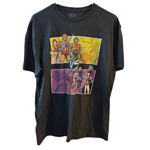American Classics Masters of The Universe He-Man Retro VS Panel Men's Tee Large - Picture 1 of 4